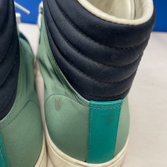 Gucci Multicolor Satin High Top Trainers - Size 8.5 - Picture 8 of 12